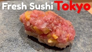 Sushi with Super High Cost Performance - Tsukiji Aozora Sandaime Marunouchi Tokyo Japan 築地青空三代目 丸の内