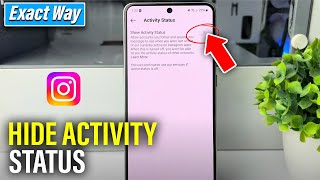 How To Hide Activity Status on Instagram?