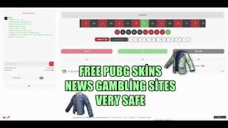 PUBG FREE SKİNS BEST NEWS GAMBLİNG SİTES NO DEPOSİT VERY SAFE !!!