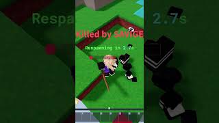 Unexpected Attack #shorts #bedwars #roblox #robloxbedwars #robloxbedwarsfunny #robloxbedwarsclips