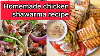 how to make chicken shawarma at home | shawarma banane ka tarika #shawarma #shawarmarecipe