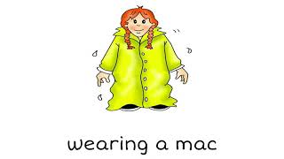 How to Pronounce Wearing a mac in British English