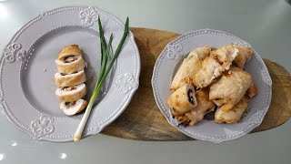 мини-рулетики куриные с сыром. ROLL.