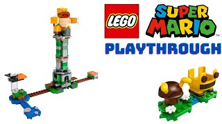 LEGO Super Mario Bee Mario Playthrough of LEGO Super Mario Boss Sumo Bro Topple Tower Expansion Set!