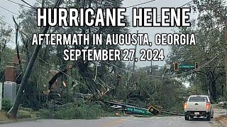 Hurricane Helene Damage & Aftermath, Augusta, Georgia, September 27, 2024