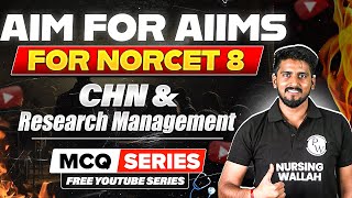 CHN / Research Management | AIIMS NORCET 8 | MCQ Series | Aim for AIIMS | Part -2