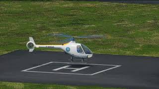 X-plane 12: Testing, Testing Completely Remodelled VSKYLABS Guimbal Cabri G2 version 4.0