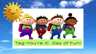 ☀️ Song by Suno, Tag, You’re it video.  #kidsongs, #kidssongs