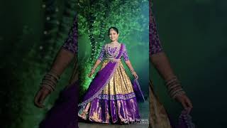 Half saree lehenga | half saree #halfsareedesigns #halfsareecollection #dress #aariwork