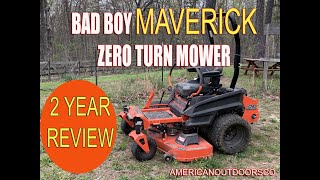 Bad Boy Maverick Zero Turn Commercial Mower Two Year Review