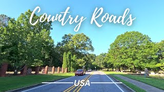 Relaxing Drive on American Country Roads | Nature Sounds for Sleep and Study