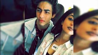 Shah Rukh Khan Son Aryan Khan with Girlfriend Amitabh's Grand Daughter Navya Bachan Pictures Viral