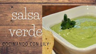 Como hacer Salsa verde