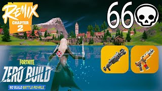 66 Elimination Solo Vs Squads "Zero Build" Gameplay (Fortnite Remix chapter 2) #fortniteremix