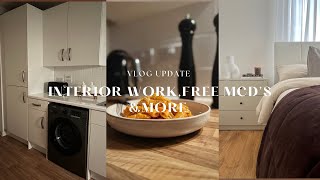 VLOG UPDATE | MCDONALDS GAVE ME FREE FOOD AND INTERIOR STYLING UPDATES | SIMPLE YET STYLISH