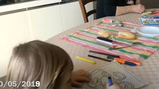 Compiti con nonna Clara  10 Maggio 2019