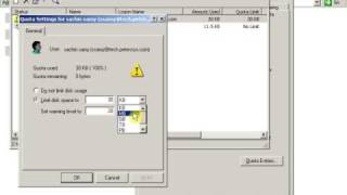 11 Part2 Configuring Disk quotas on Windows Server 2003