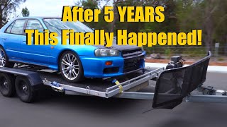 Nissan Skyline R34 Starts For The First Time in 5 Years!