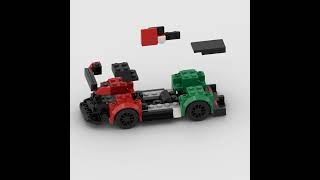 Ferrari 488 GT3 small particle building block model