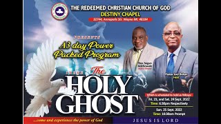 09/23/22 -The Holy Ghost Day 1 - Ministering: Rev. Segun Adebowale