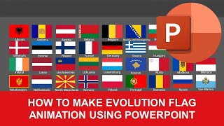 How to make Evolution Flag animation using PowerPoint