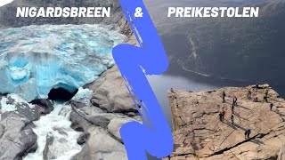 Norway roadtrip - Preikestolen (Pulpit Rock) and Nigardsbreen glacier