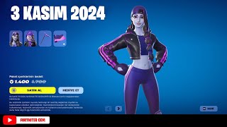 Fortnite 3 Kasım 2024 İçerik Mağazası Kara Lal Paketi