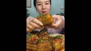 Pork Perfection: ASMR Mukbang with Every Delicious Bite #mukbang