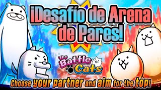 DESAFÍO DE ARENA DE PARES | Superamos todas las etapas | The Battle Cats