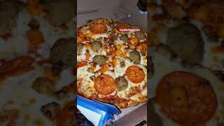 Domino's Cheesy Non-veg Pizza 😍 #youtubeshorts #shorts