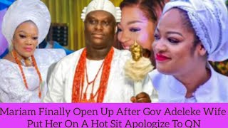 Mariam Finally Open Up After Gov Adeleke Wife Put Her On A Hot Sit Apologize To QN