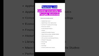 Assistant Professor|Associate Professor|Professor Vacancy 2024#teachingjobs#jobseekers# applynow