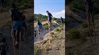 The Hadza Tribe: Masters of Stilt Walking