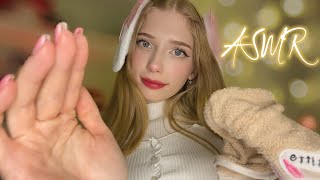 АСМР МАССАЖ спа увлажнение😊💧💕 *шепот, липкие звуки* Я твоя одноклассница📚 ASMR FROM A SCHOOLGIRL