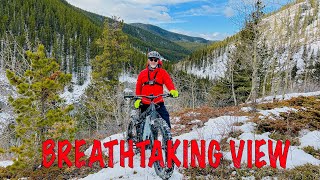 Breathtaking View | Prairie Link Loop, Kananaskis | Norco Bigfoot VLT | #fatbiking