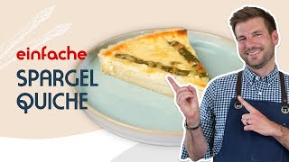 Einfaches Spargel Quiche Rezept