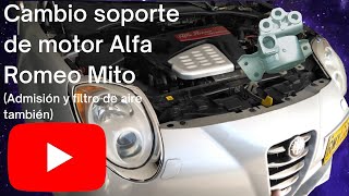 Cambio de soporte de motor Alfa Romeo Mito 1.4T - Jet 155CV modelo 2011 - PASO A PASO