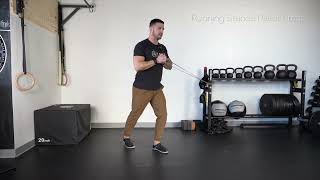 Running Stance Pallof Press