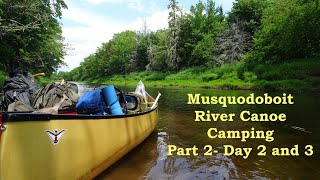 Musquodoboit River- Part 2- Canoe Camping. #canoecamping