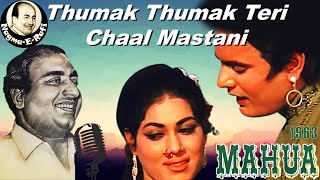 Thumak Thumak Teri Chaal Mastani | Mohammed Rafi | Mahua | Shiv Kumar, Anjana Mumtaz | Nagma-E-Rafi