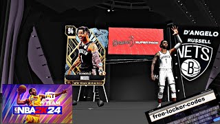 NBA2K24 MyTEAM MOBILE FREE LOCKER  CODES