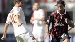 Ronaldinho Enseña a FrancescoTotti a Regatear 😱🔥🔝 (2009/2010)