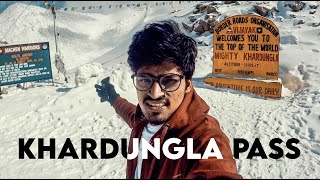 Snowfall At Khardungla Pass Ladakh | Exploring LEH LADAKH In Winters