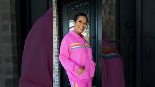 Pink Perfection: Aviator Nation Track Suit Reveal & Try-On Haul! 🤗 #aviatornation