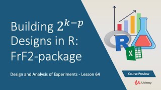 DoE 64: Building Fractional Designs in R - FrF2 package