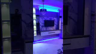 حوائط تلفزيون بلازما مغطاة بالخشب موديل جديد Plasma TV walls covered with wood, a new model