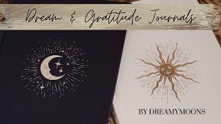 DreamyMoons GRATITUDE & DREAM JOURNALS by Annie Tarasova | Unboxing & First Impressions