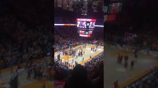 2018 SEC CHAMPIONS!! Tennessee Vols - 66 Georgia Bulldogs - 61 Fans celebrate after the game!