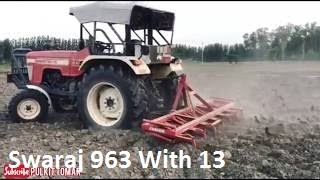 Swaraj 963 With 13 Tillers