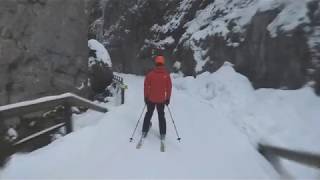 Sciando dentro i Serrai di Sottoguda - Dolomiti